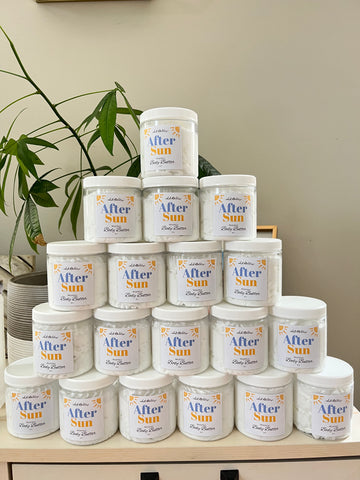 Handmade whipped tallow body butter