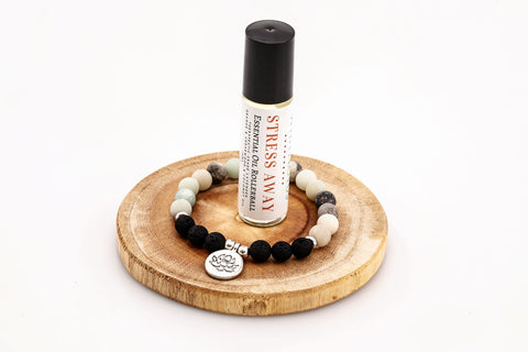 Oil Roller And Bracelet Set