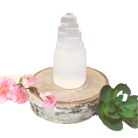 Selenite Tower: Medium (4 inch)